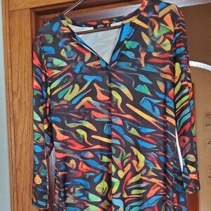 Multi color Pullover Blouse
